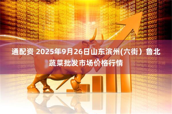通配资 2025年9月26日山东滨州(六街）鲁北蔬菜批发市场价格行情