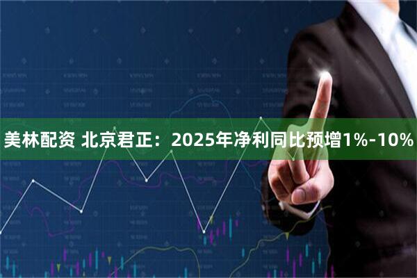美林配资 北京君正：2025年净利同比预增1%-10%